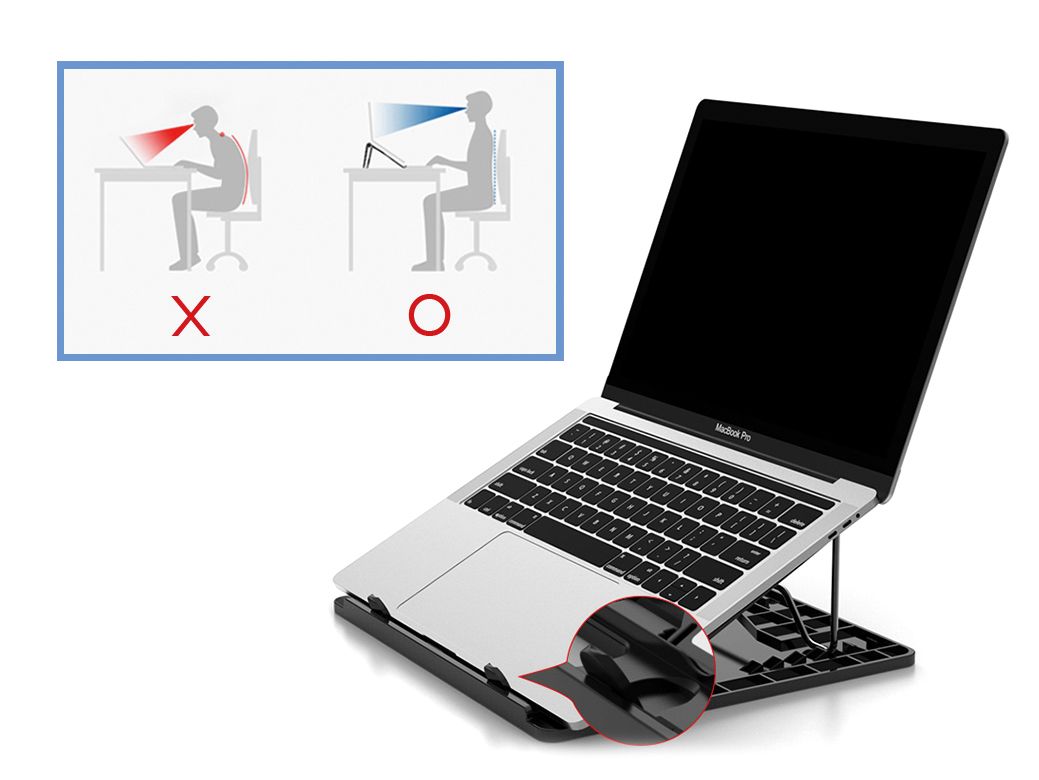 Notebook-Ständer CONCEPTRONIC ERGO S Cooling Pad für 11-15,6" Laptops