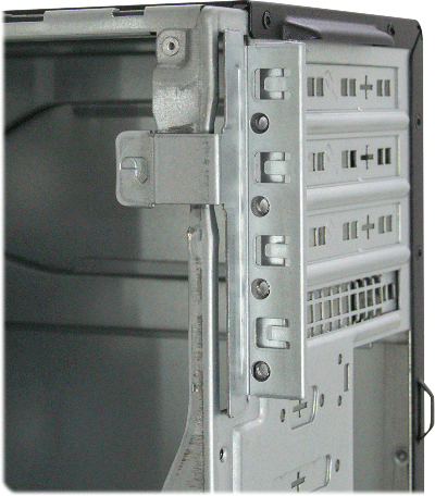 Micro-Tower / Desktop S-703 Gehäuse ohne TFX-Netzteil, USB-2/-3/-C schwarz