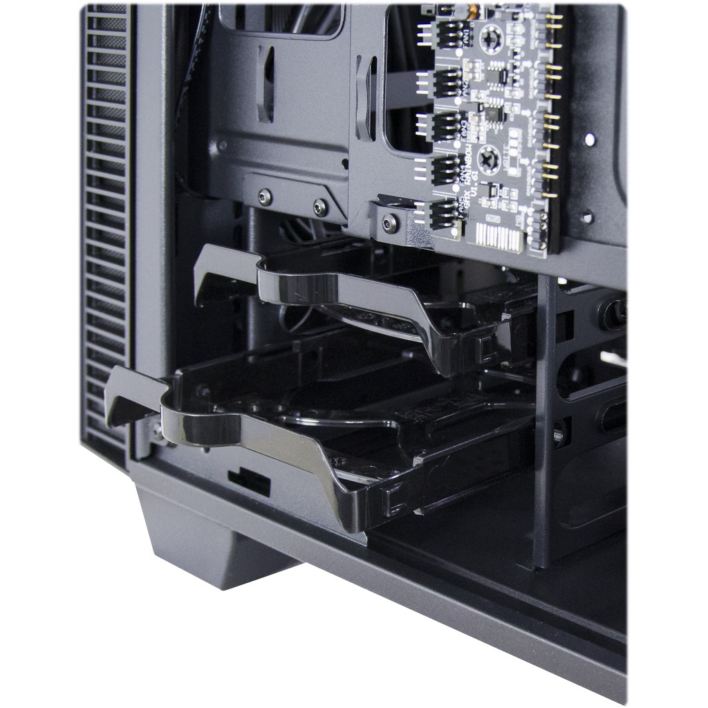 Minitower X-608 Infinity-Micro Gaming Gehäuse ohne Netzteil, USB3/Audio, 120er RGB-Lüfter, schwarz