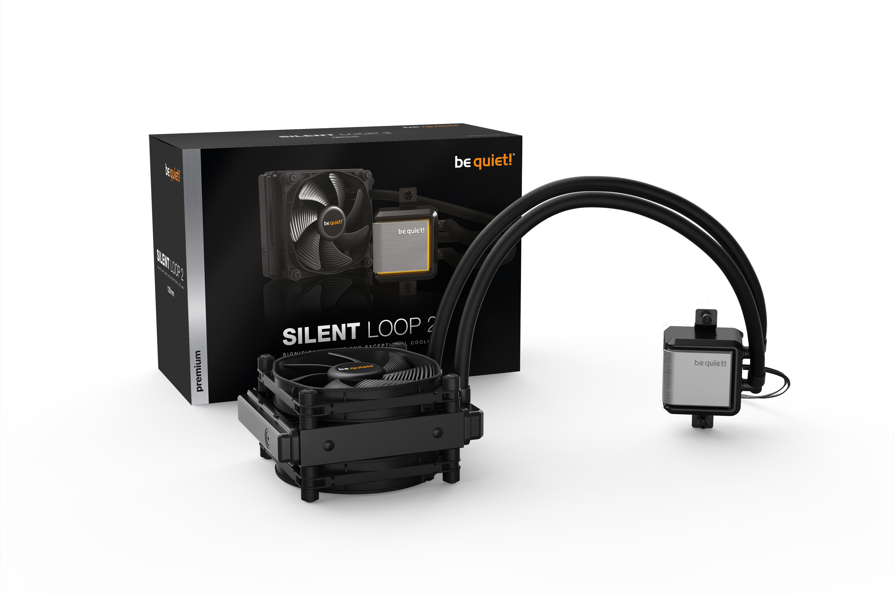 be quiet! Silent Loop 2 120mm Wasserkühlung für Intel und AMD Prozessoren