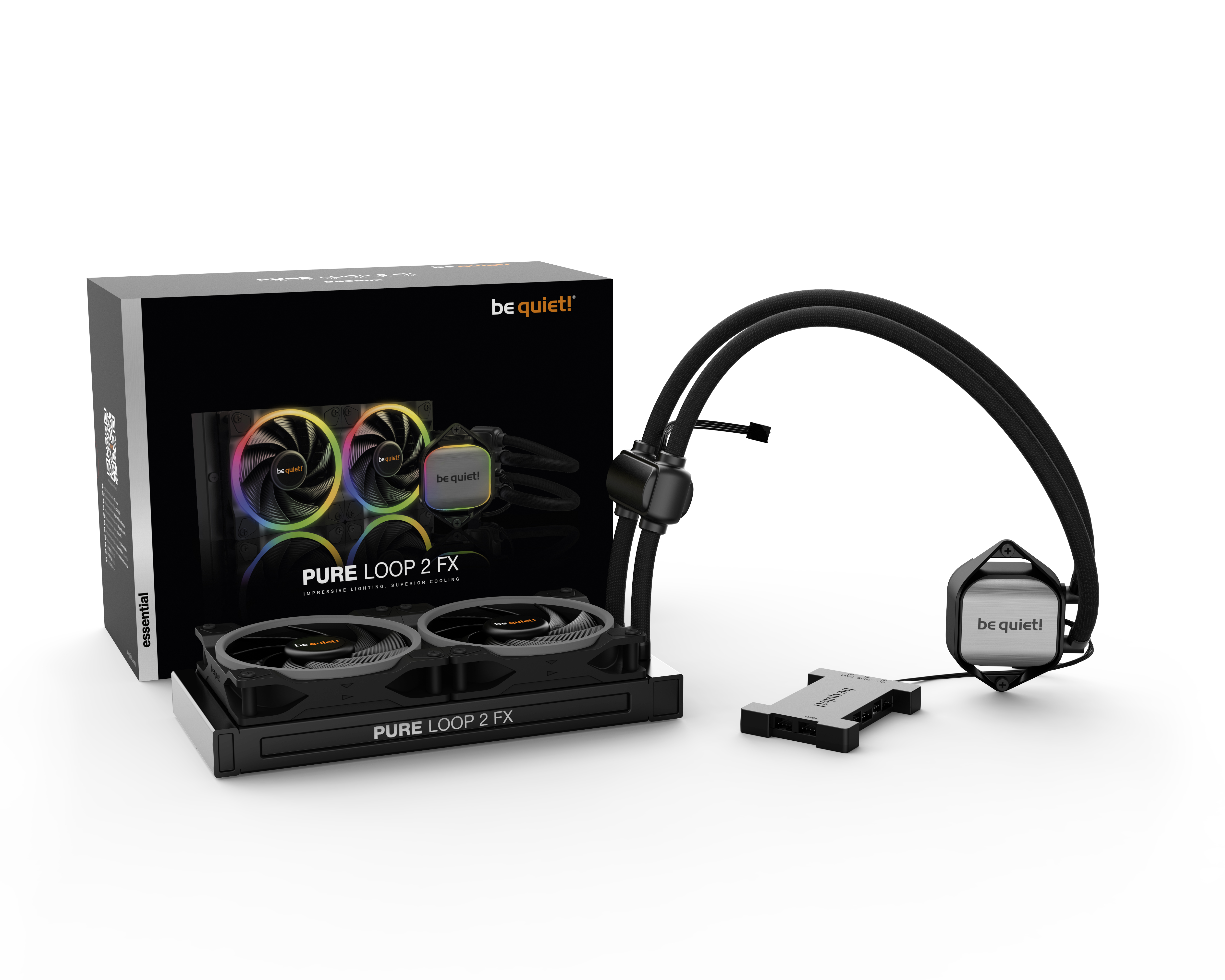 be quiet! Pure Loop 2 FX 240mm Wasserkühlung ARGB für Intel und AMD Prozessoren