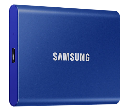 Samsung Portable SSD T7 1TB USB3.2 Gen.2 extern, Indigo Blue