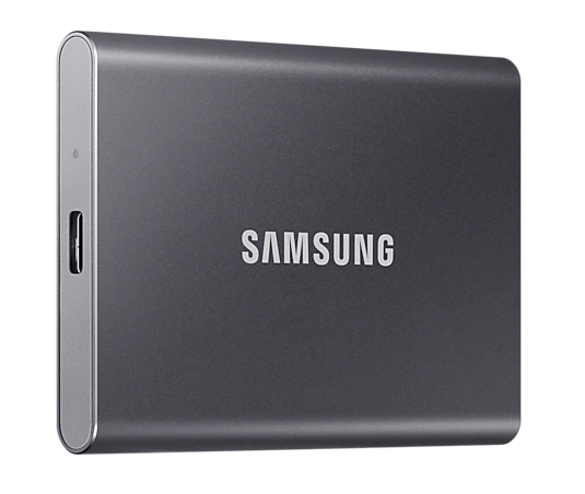 Samsung Portable SSD T7 2TB USB3.2 Gen.2 extern, Titan Grey
