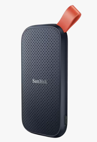 SanDisk SDSSDE61 Portable 2TB USB 3.2 Typ-C Gen.2 extern, schwarz