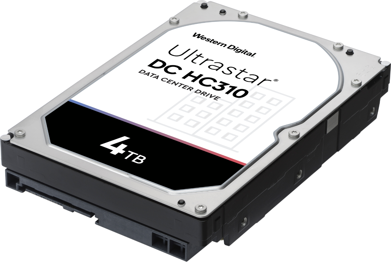 WD Ultrastar DC HC310 Festplatte 7K6 HUS726T4TALE6L4 4TB HDD SATA 6 Gb/s 256MB Cache 24x7