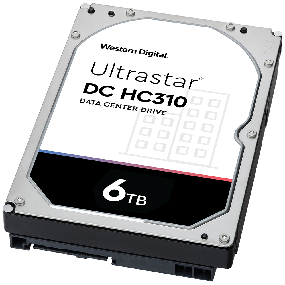 WD Ultrastar DC HC310 Festplatte 7K6 HUS726T6TALE6L4 6TB HDD SATA 6Gb/s 256MB Cache 24x7