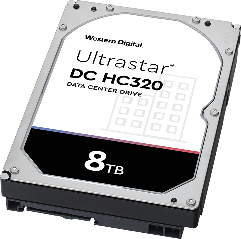 WD Ultrastar DC HC320 Festplatte 7K6 HUS728T8TALE6L4 8TB HDD SATA 6Gb/s 256MB Cache 24x7