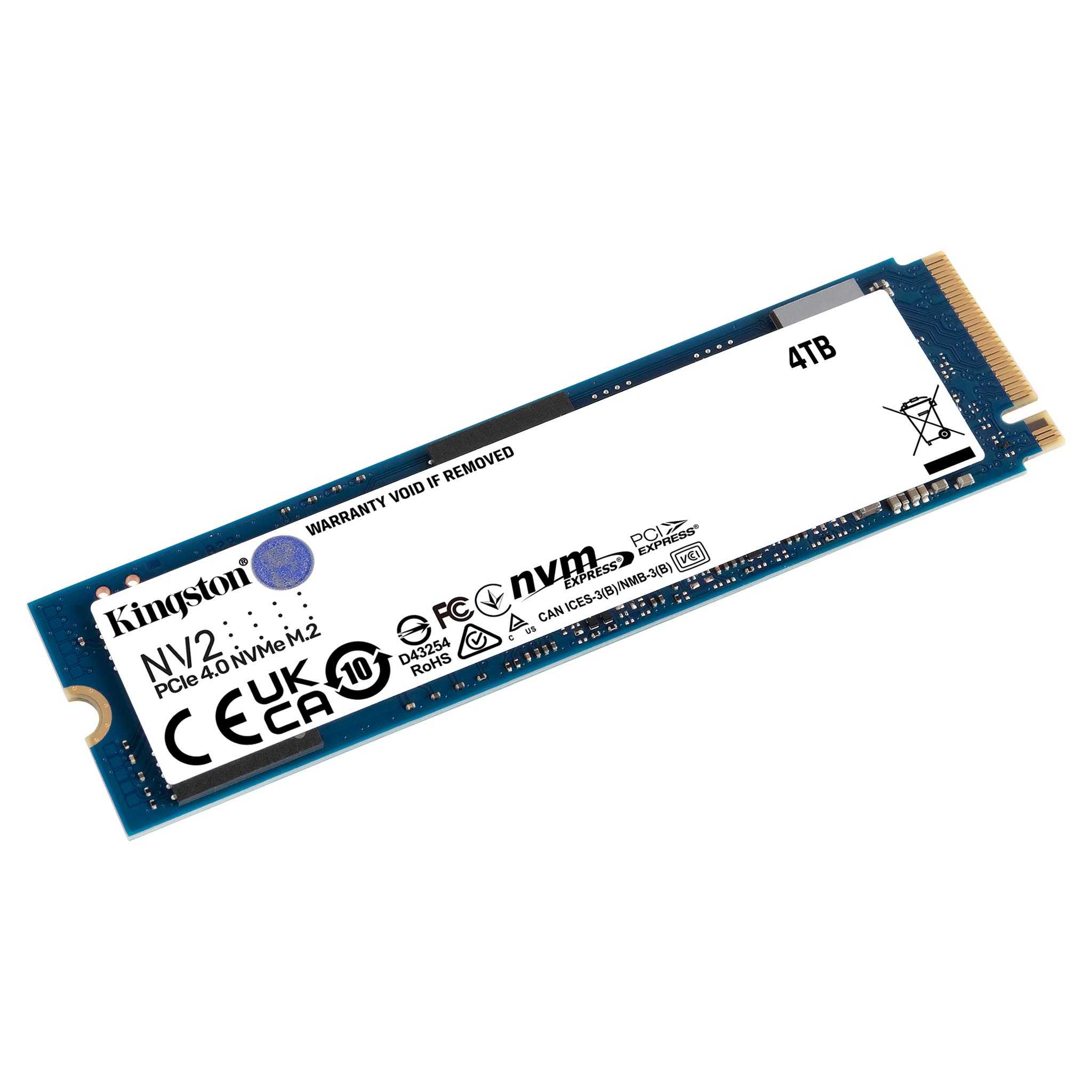 SSD Kingston SNV2S/4000G  4TB M.2 PCIe NVMe Gen4 (L3500/S2800)