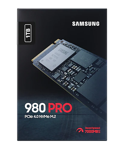 SSD Samsung 980 Pro MZ-V8P1T0BW 1,0TB M.2 Typ 2280 PCIe 4.0 NVMe