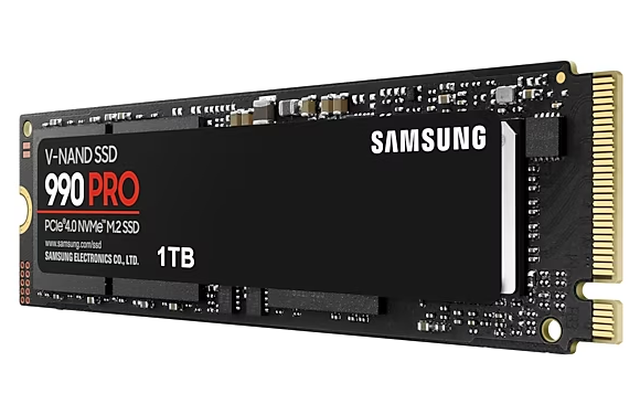 SSD Samsung 990 Pro MZ-V9P1T0BW 1,0TB M.2 Typ 2280 PCIe 4.0 x4 / PCIe 5.0 x2 NVMe