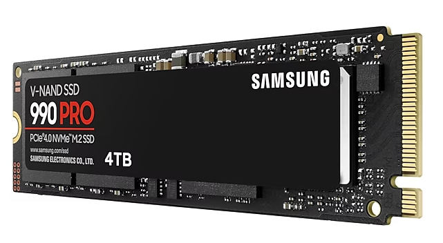 SSD Samsung 990 Pro MZ-V9P4T0CW 4,0TB M.2 Typ 2280 PCIe 4.0 x4 / PCIe 5.0 x2 NVMe