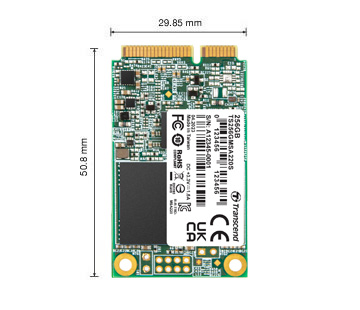 Transcend MSA220S SSD 256GB mSATA 3D NAND, SATA3