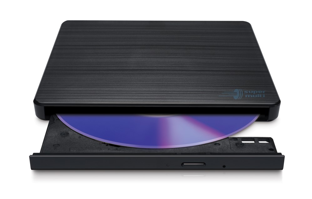 Hitachi/LG HLDS-GP60NB60 DVD-Brenner USB 2.0 extern slimline, schwarz