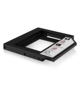 IcyBox IB-AC640 Einbaurahmen für 2.5" SSD/HDD SATA I-III in 9,5mm DVD-Slimline-Slot