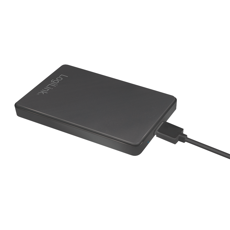 LogiLink  USB 3.0 Gehäuse für 2.5" SATA HDD`s, PVC schraubenlos, schwarz