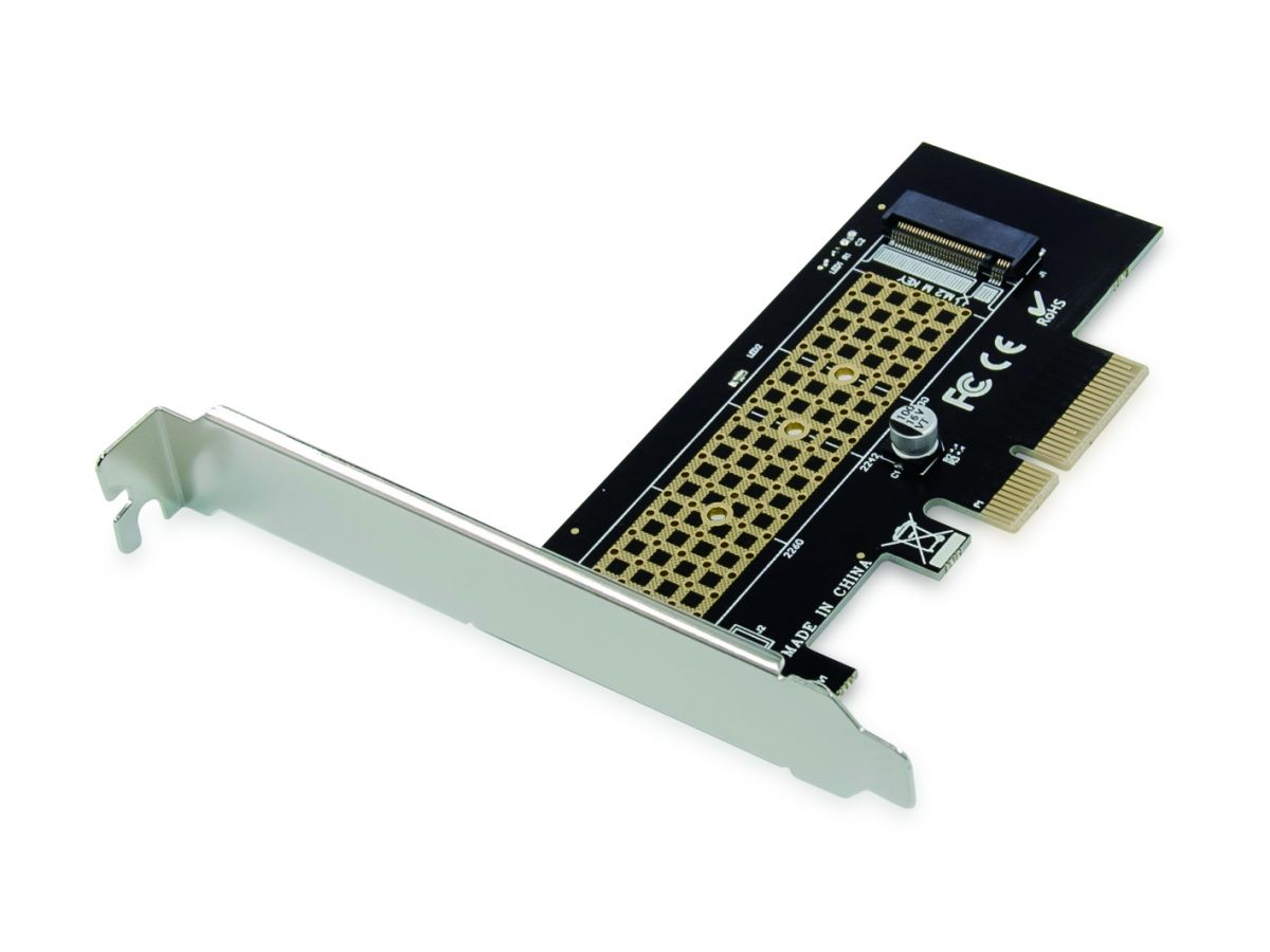 Conceptronic PCIe SSD Adapter PCIe Steckkarte > 1-Port M.2 NVMe SSD
