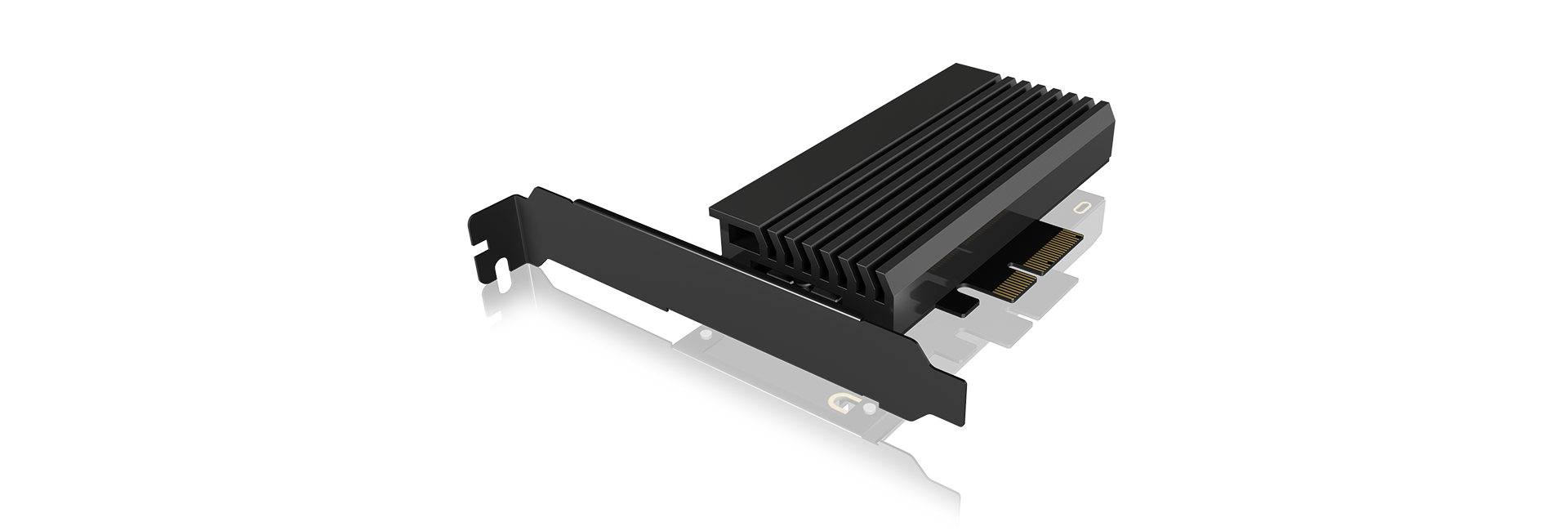 ICY BOX IB-PCI214M2-HSL Schnittstellenkarte, PCIe 4.0 x4 auf M.2 Adapter