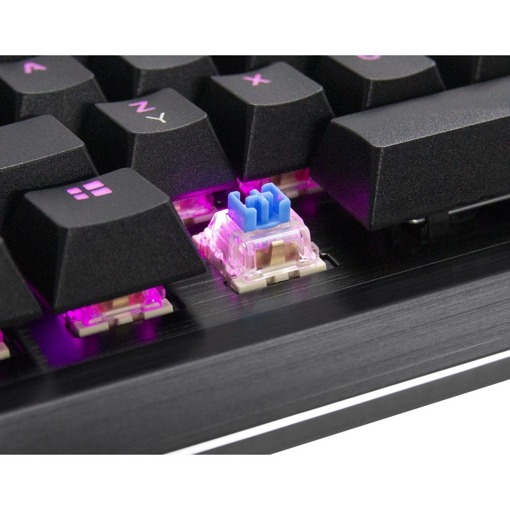 Inter-Tech Nitrox NK-2000MW - mechanische Gaming-Tastatur RGB kabelgebunden USB