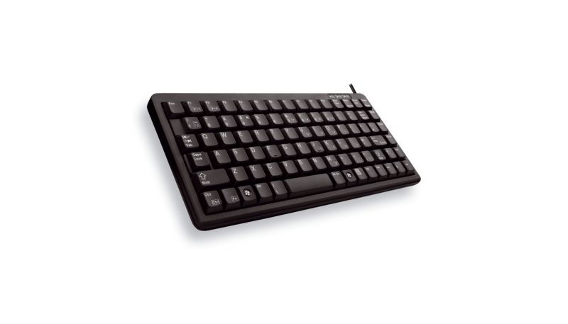 Cherry G84-4100 LCMDE-2 Compact-Keyboard Tastatur USB & PS/2, deutsch, schwarz