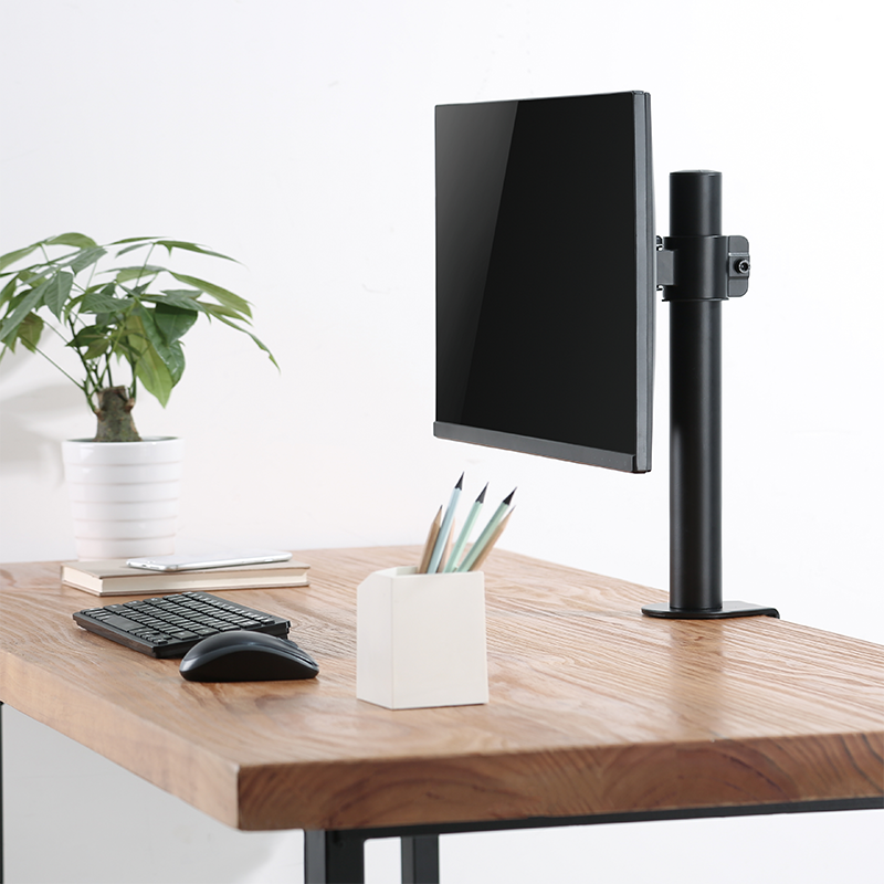 Tischhalterung neig- / schwenkbar, für TV-/TFT-Displays 43-81cm(17-32") bis 9kg, VESA 75/100mm, schwarz
