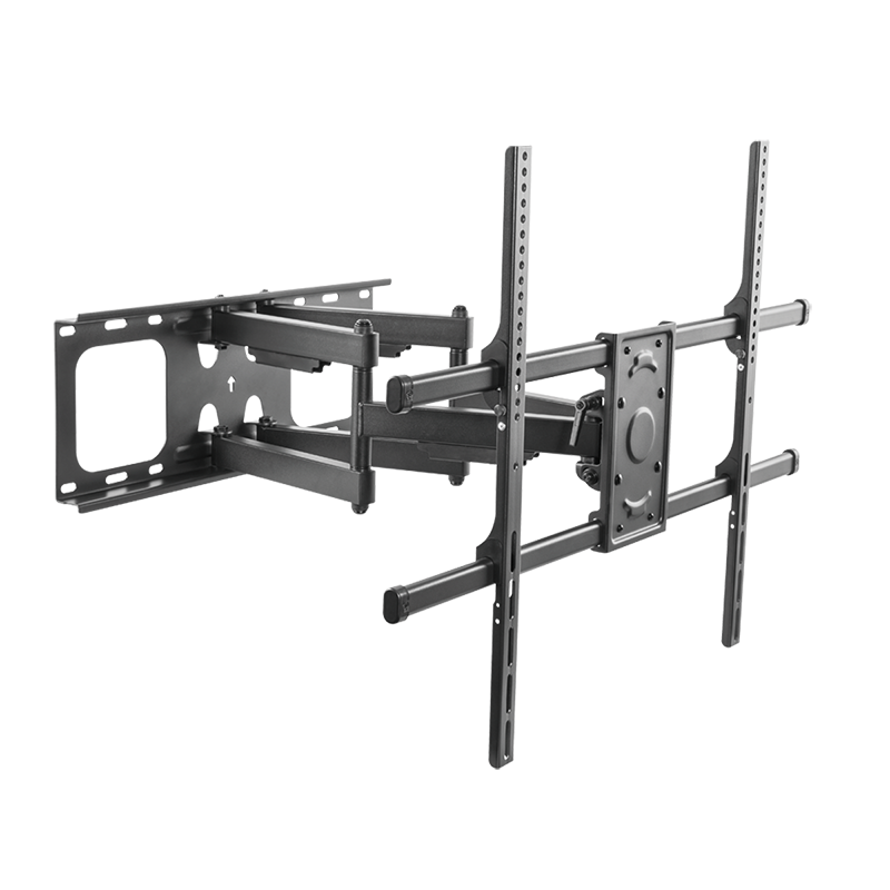 LogiLink TV-Wandhalterung Stahl 99-220cm (50-90Zoll) neigbar / schwenkbar, schwarz