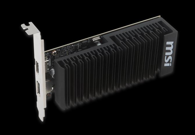 MSI nVidia GT 1030 2048MB DDR4 HDMI / DP / Low-Profile passiv, PCIe