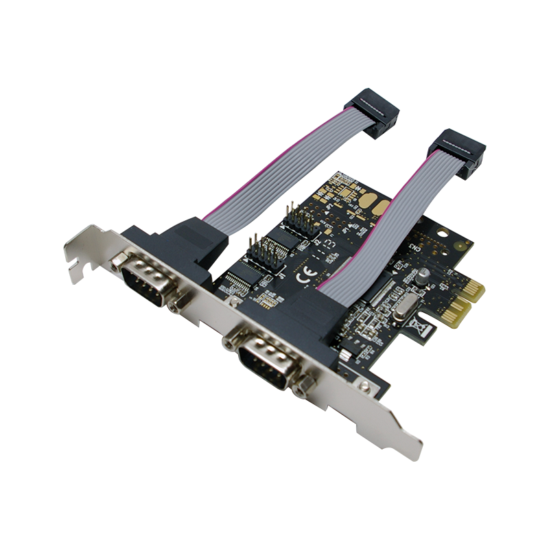 LogiLink Serielle Karte 2x RS232 9-pin Seriell, PCIe