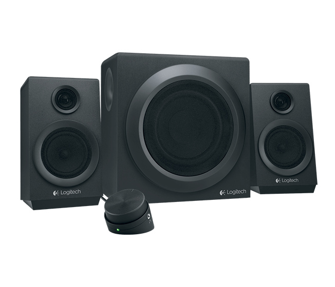 Logitech Z333  2.1  Aktiv-Lautsprechersystem Subw/2xSat, schwarz