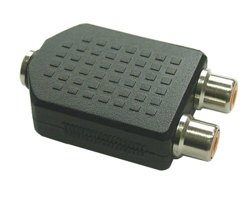 Multimedia Adapter  Audio  1x Klinken-Buchse 3.5mm stereo / 2x Cinch-Buchse