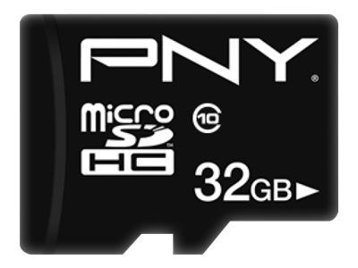 PNY  32GB microSDHC UHS-I Flash-Speicherkarte inklusive SD-Adapter, Class 10