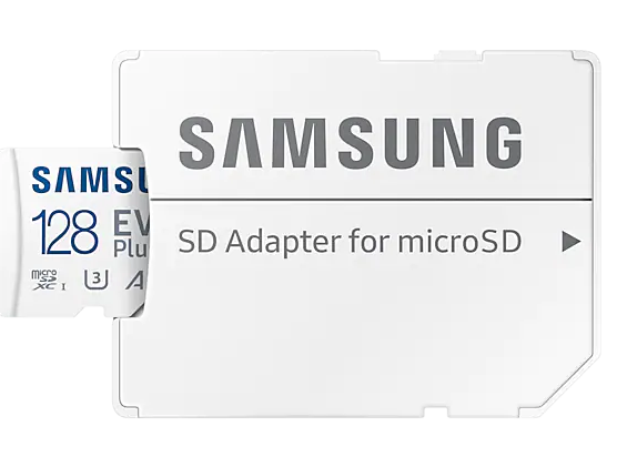 Samsung 128GB microSDXC MB-MC128HA EVO Plus Flash-Speicherkarte, Class 10