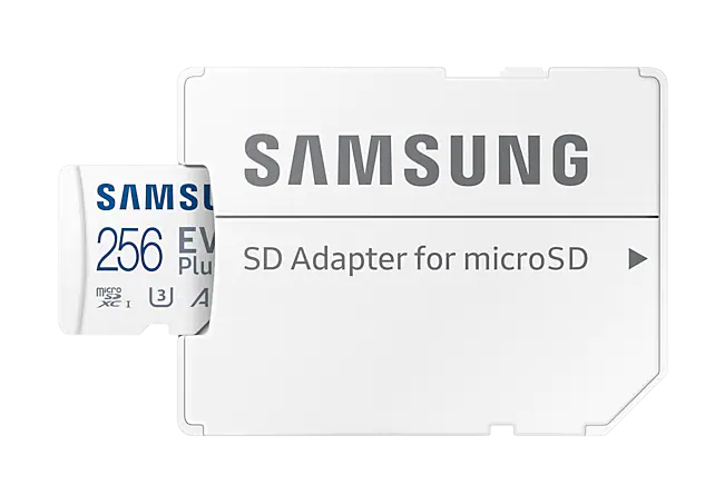 Samsung 256GB microSDXC MB-MC256HA EVO Plus Flash-Speicherkarte, Class 10