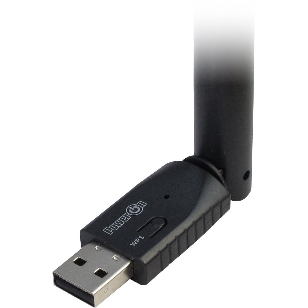 Inter-Tech DMG-19 WLAN USB Antenne (5dBi) 600Mpbs 802.11 b/g/n/ac, schwarz