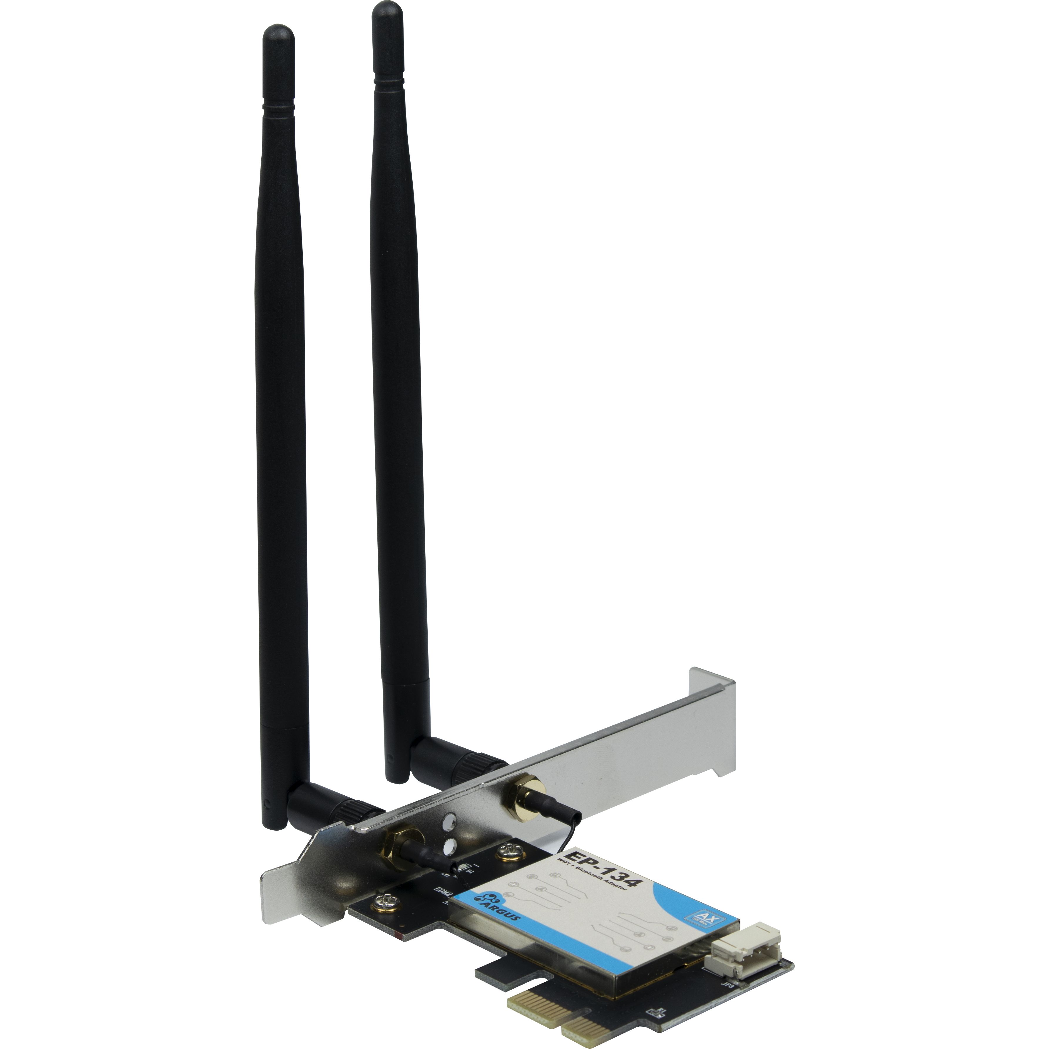 Inter-Tech EP-134 WLAN (WiFi 6) + BT 5.2 Adapter 1800 Mbps PCIe