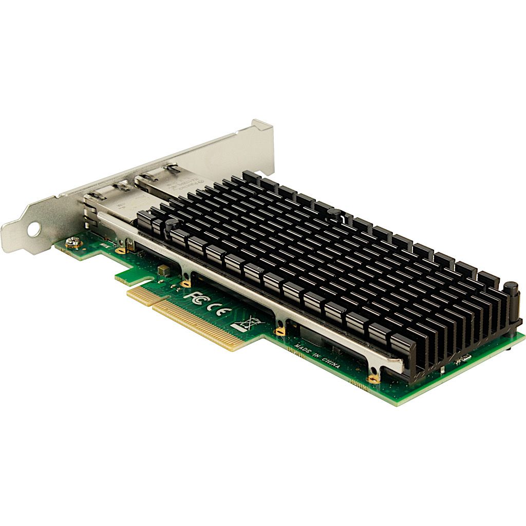 Argus ST-7214 Netzwerkkarte Intel® X540 2xRJ/45 bis 10 Gigabit, PCIe x8 v2.1