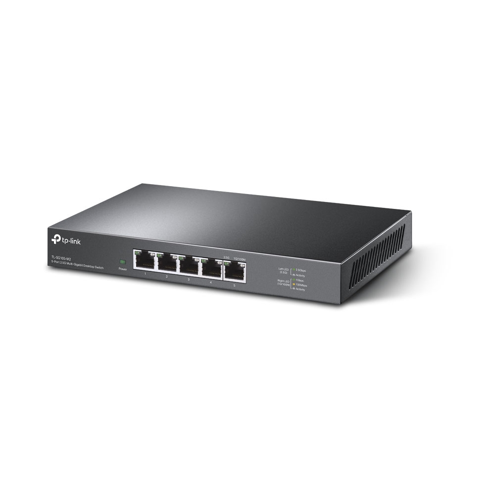 TP-Link TL-SG105-M2 Gigabit Switch  5-Port  100MB / 1G / 2,5 Gbps Desktop