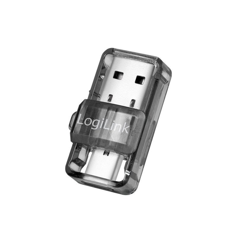 LogiLink Bluetooth USB-A/C Dongle, Bluetooth 5.0 Adapter, USB 3.2 Gen1x1