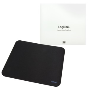 LogiLink Mousepad für Gaming und Office, 230x204,5x4 mm, schwarz