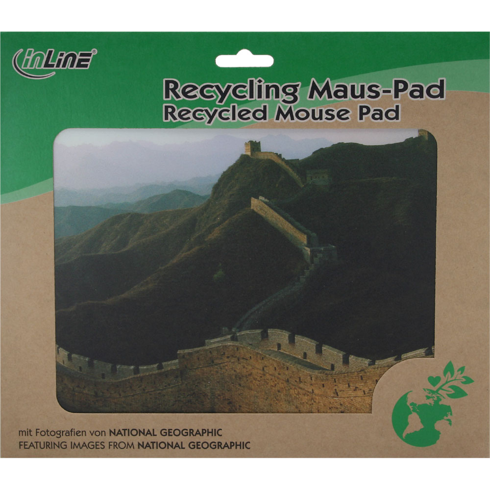 Mousepad Recycled mit Foto-Motiv "Great Wall" 240 x 190 x 3mm