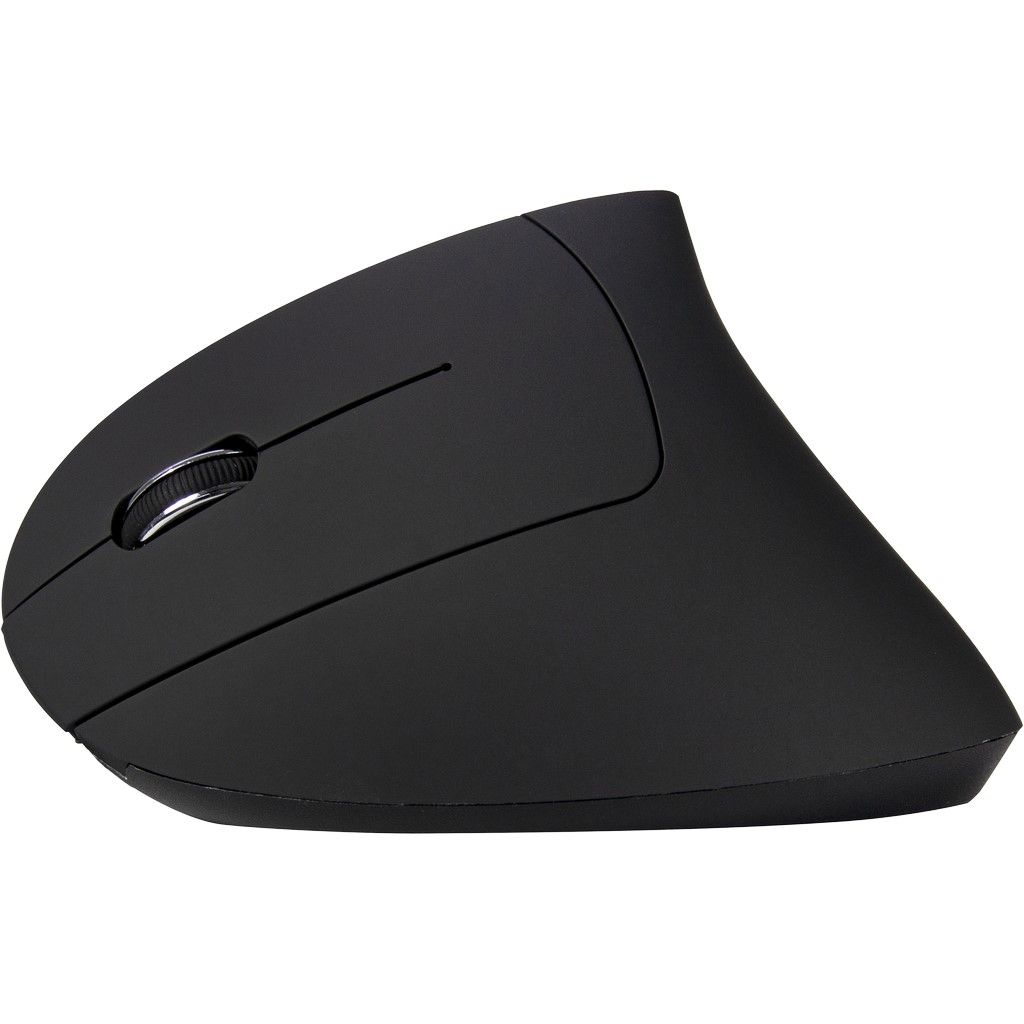Eterno KM-206R ergonomische Vertikal-Maus für Rechtshänder, wireless schwarz