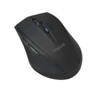 LogiLink Laser Bluetooth 2,4GHz Mouse 5-Tasten 1600dpi, schwarz