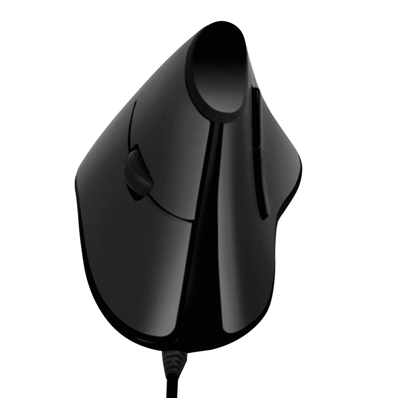 LogiLink Ergonomische Vertical Mouse 5 Tasten 1000dpi, schwarz