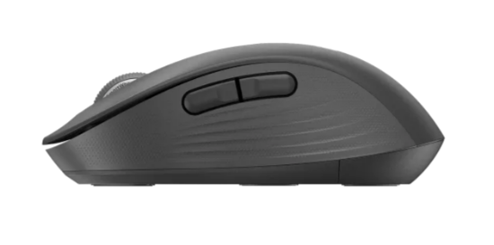 Logitech M650 Signature Large graphit Wireless Mouse, Bluetooth + USB-Bolt