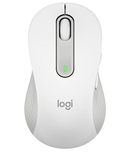 Logitech M650 Signature weiss Wireless Mouse, Bluetooth + USB-Bolt