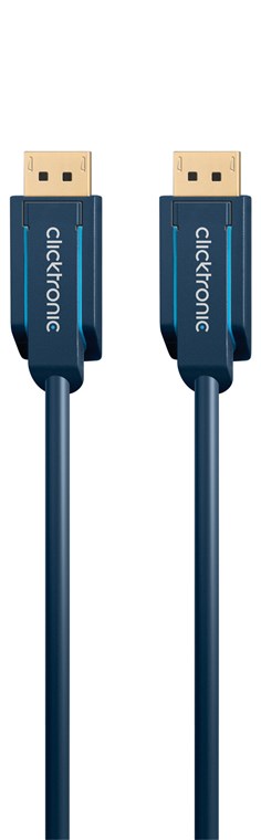 Clicktronic DisplayPort 1.4 Kabel 5 Meter Audio/Video Verbindung für 4K@120 Hz und 8K@60 Hz