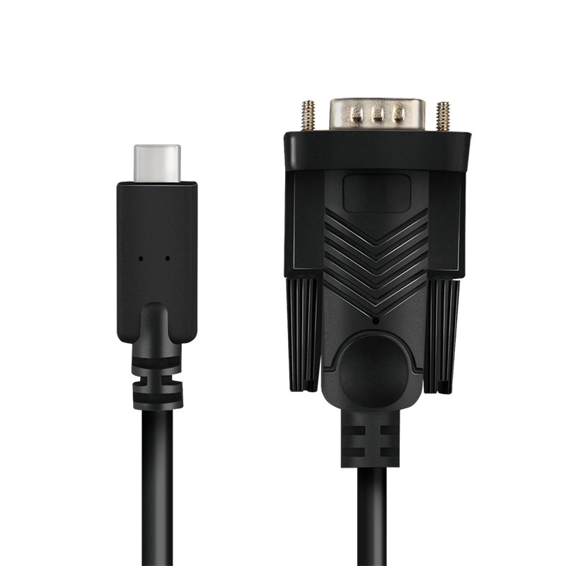 USB C/RS-232 Converter / Kabeladapter USB-C St. > SUB/D9-St. 1,2 Mete