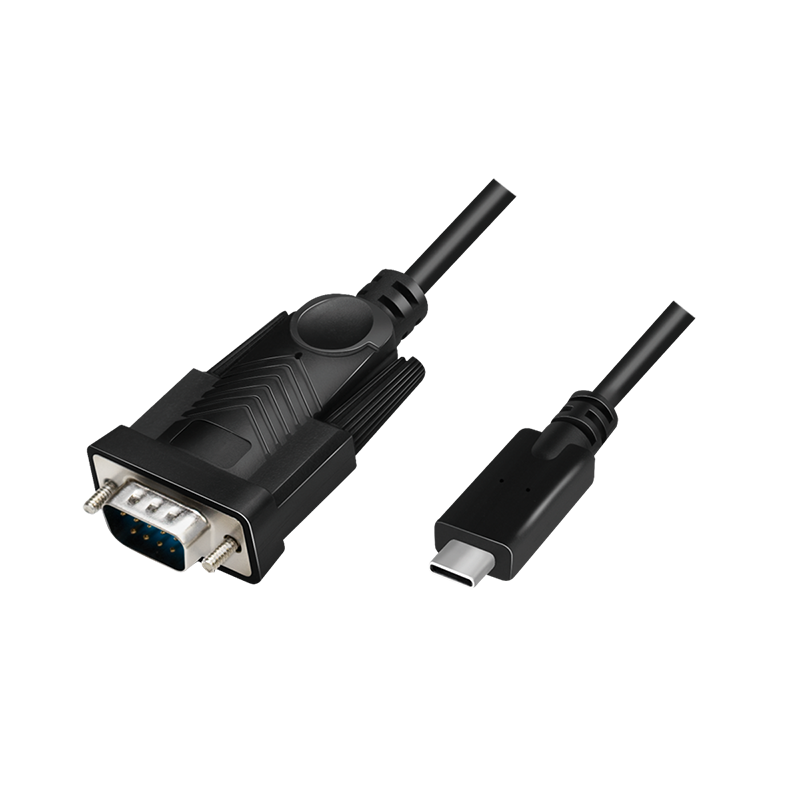 USB C/RS-232 Converter / Kabeladapter USB-C St. > SUB/D9-St. 1,2 Mete