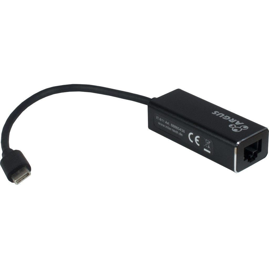 USB C/RJ45 LAN-Konverter - USB 3.0 Typ C-Stecker > RJ45 Buchse Gigabit Ethernet Netzwerkadapter 10/100/1000Mbps