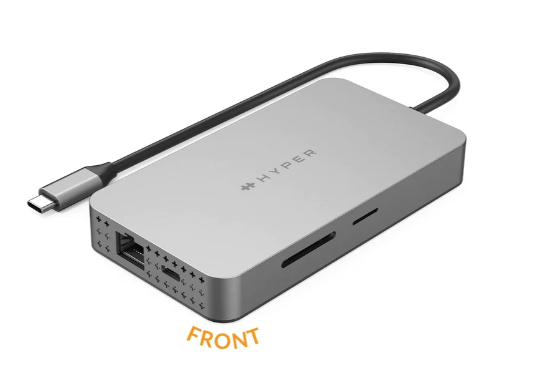 TARGUS Hyper HyperDrive Dual HDMI 10-in1 Travel Dock for M1macBook silicon Motion