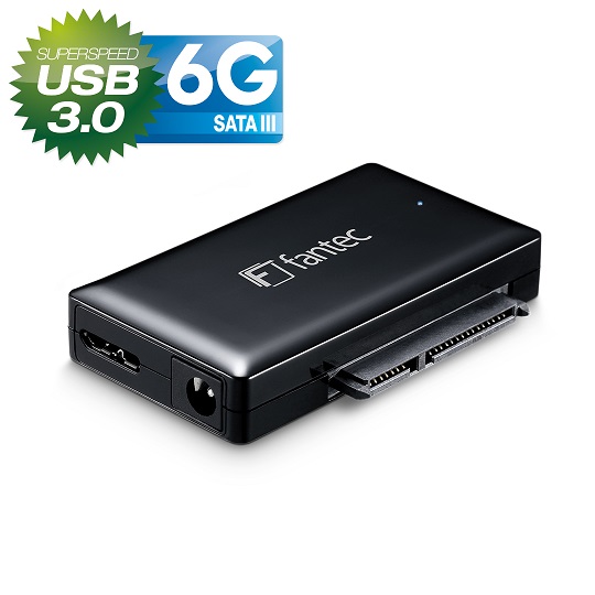 Fantec AD-U3SA USB 3.0 - SATA Konverter  1x USB-A Stecker / 1x SATA ohne Netzteil